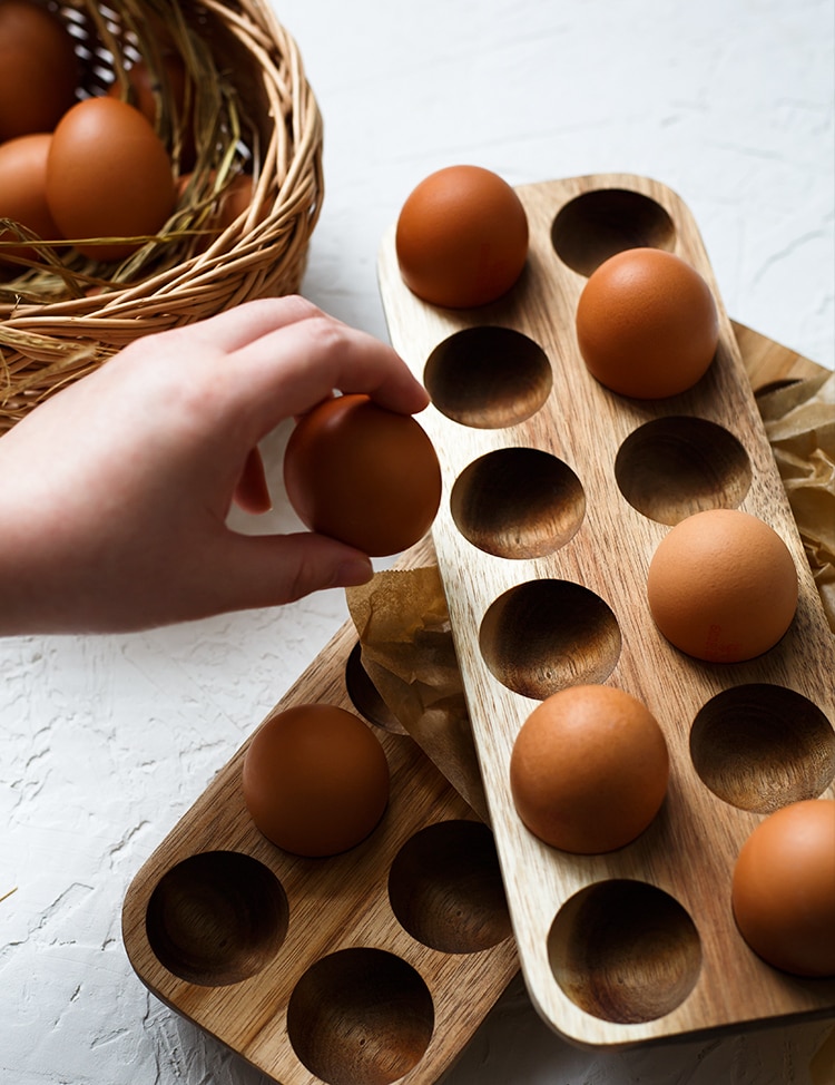 Double Row Egg Storage Boxes