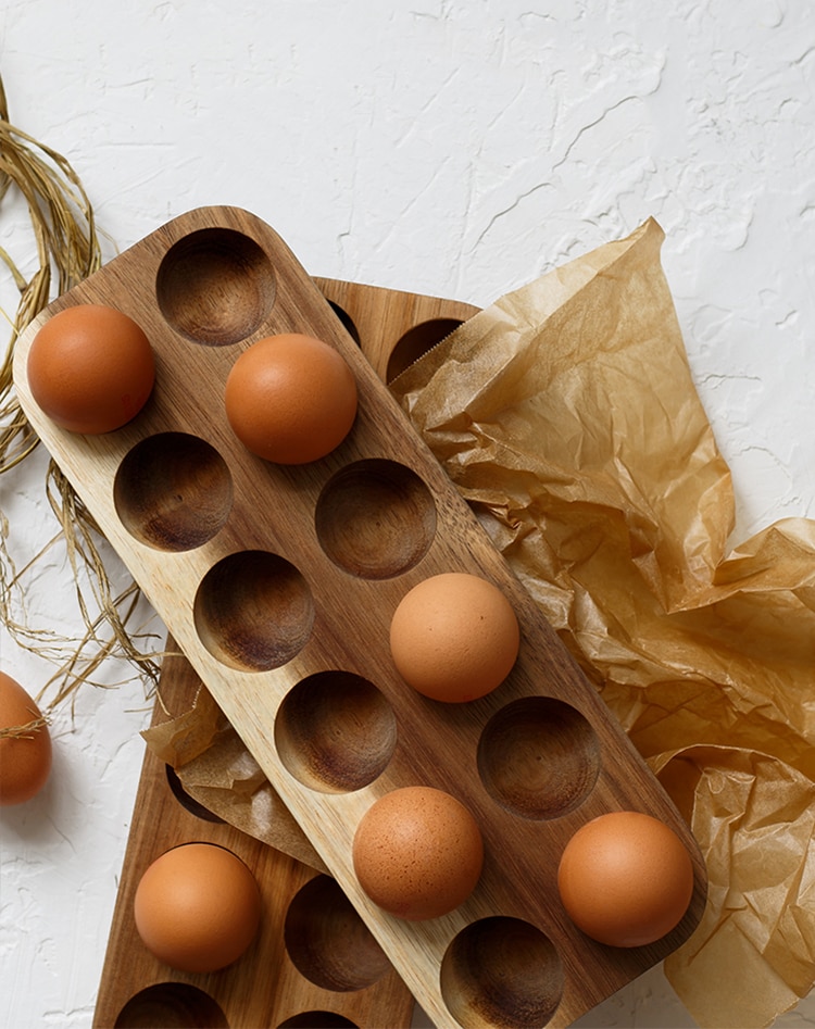 Double Row Egg Storage Boxes