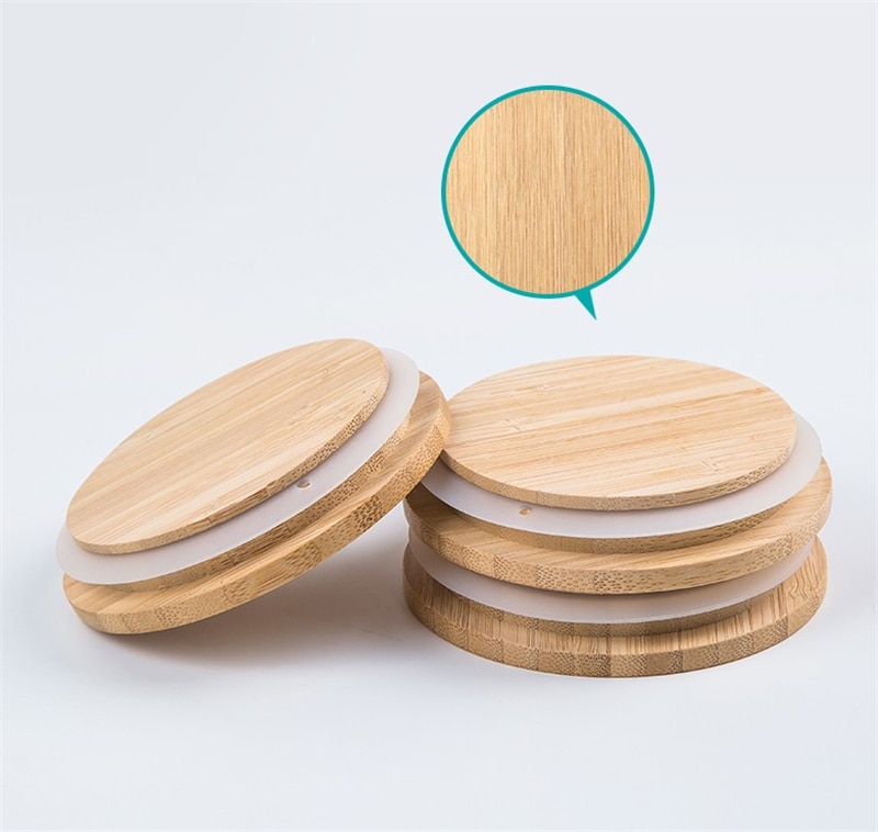 Food Glass Container with Bamboo Cover