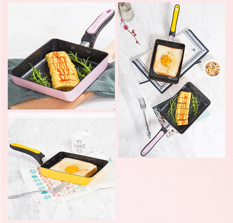 Non-Stick Colorful Stainless Steel Frying Pan