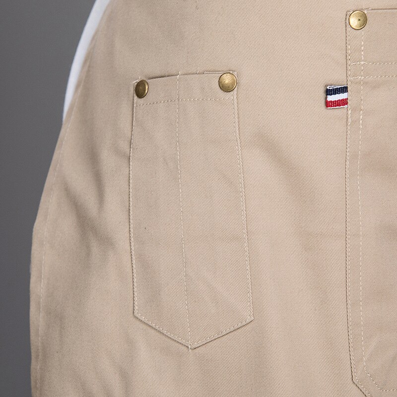 Short Unisex Sleeveless Apron for Kitchen