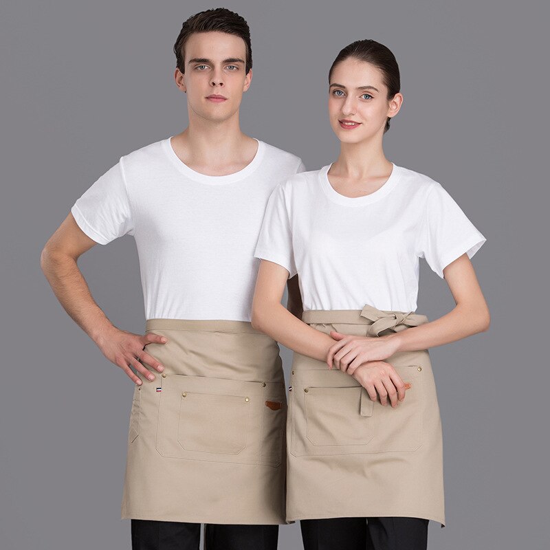 Short Unisex Sleeveless Apron for Kitchen