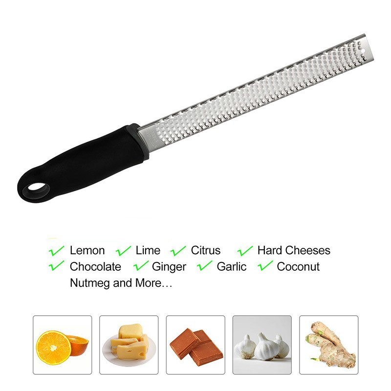Eco-Friendly Non-Slip Stainless Steel Knife-Zester